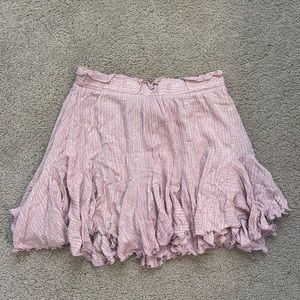Lizard Thicket - XS/S pink mini skirt